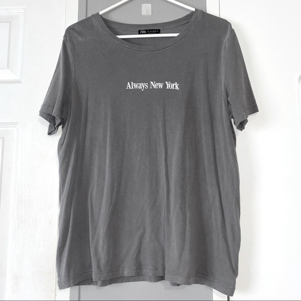 Gray Zara T-Shirt